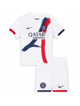 Paris Saint-Germain Dječji Gostujuci Dres kompleti 2025-26 Kratak Rukavima (+ kratke hlače)